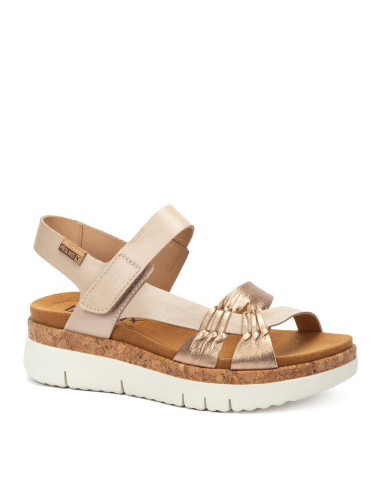 PALMA SANDALIA CUÑA COMBINADA VELCRO